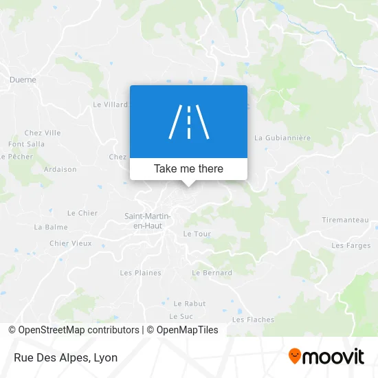 Rue Des Alpes map