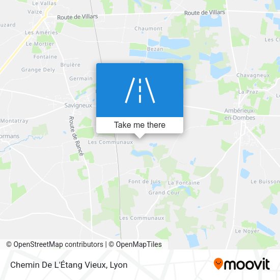 Chemin De L'Étang Vieux map