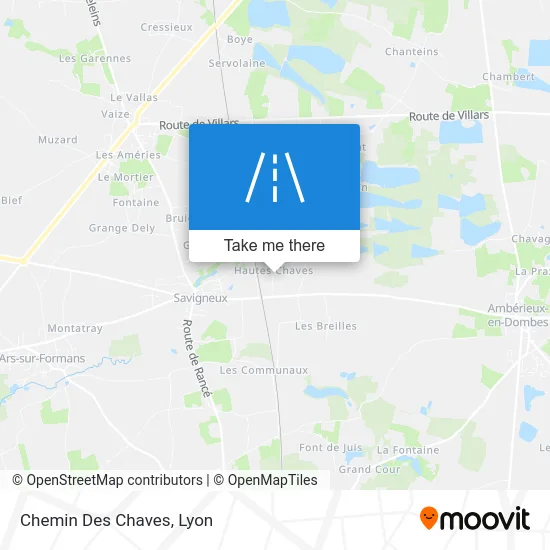 Chemin Des Chaves map