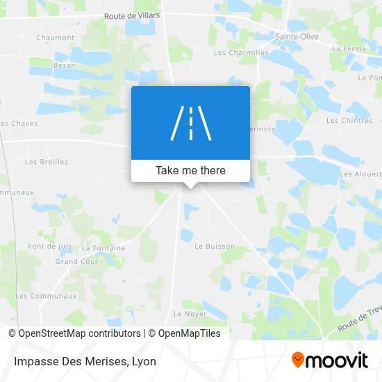 Impasse Des Merises map