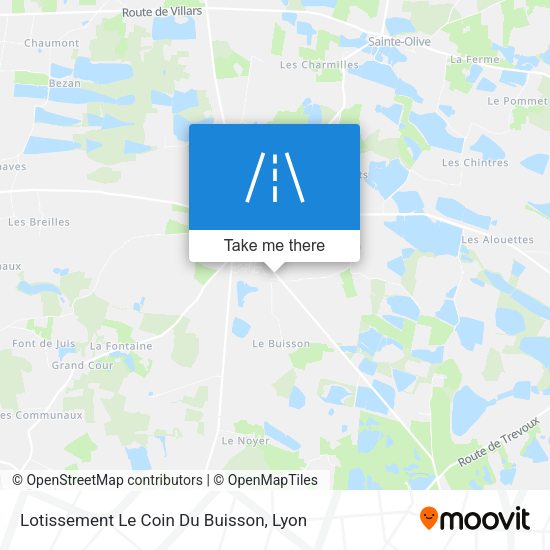 Lotissement Le Coin Du Buisson map