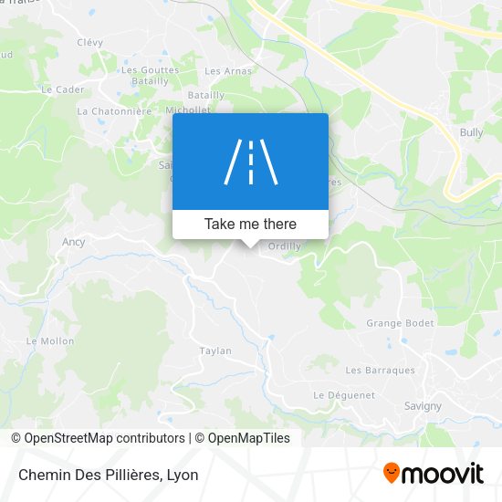 Chemin Des Pillières map