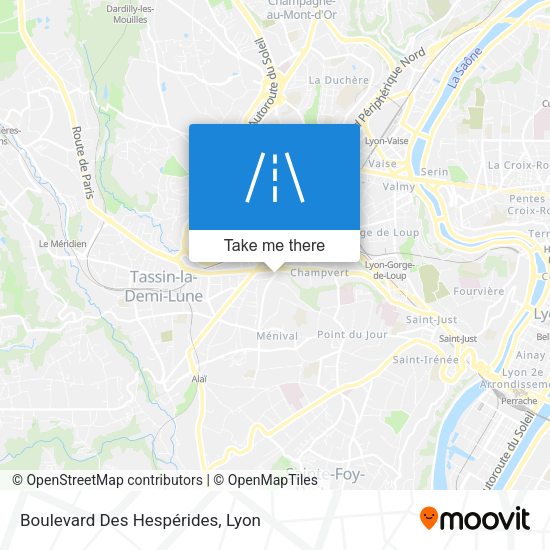 Boulevard Des Hespérides map