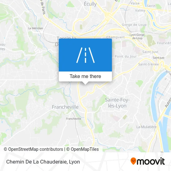 Chemin De La Chauderaie map