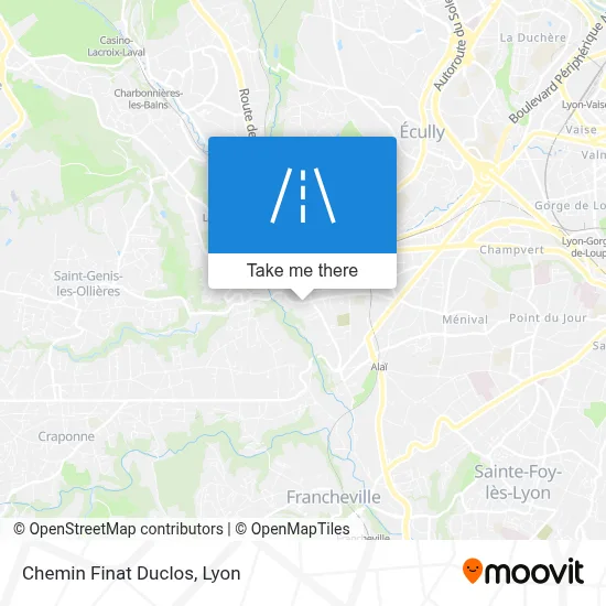 Chemin Finat Duclos map