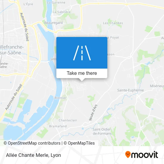 Allée Chante Merle map