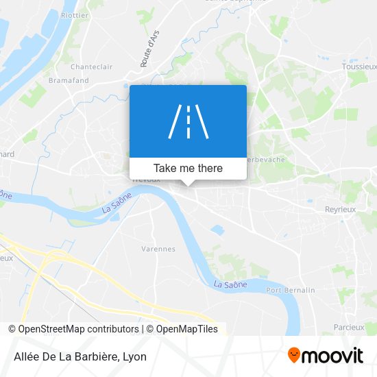 Allée De La Barbière map