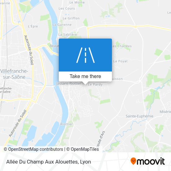 Allée Du Champ Aux Alouettes map