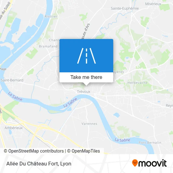 Allée Du Château Fort map