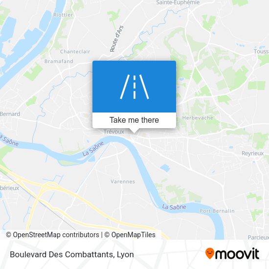 Boulevard Des Combattants map