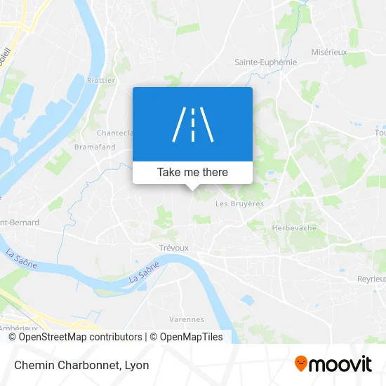 Chemin Charbonnet map