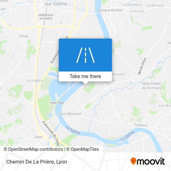 Chemin De La Prière map