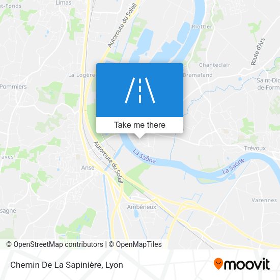 Chemin De La Sapinière map