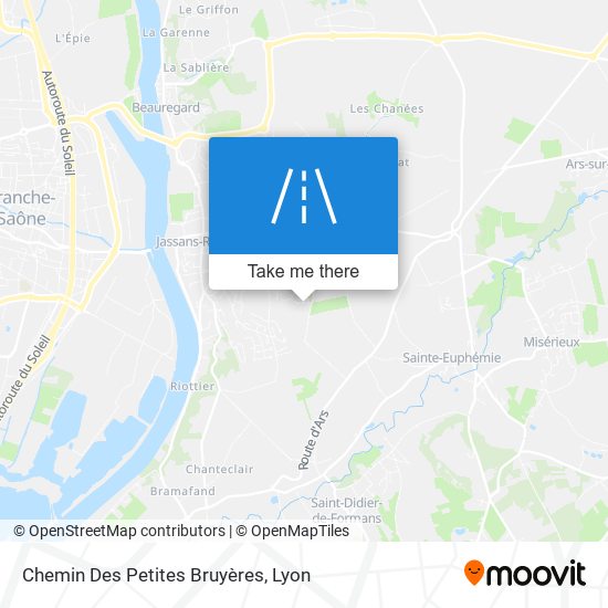 Chemin Des Petites Bruyères map