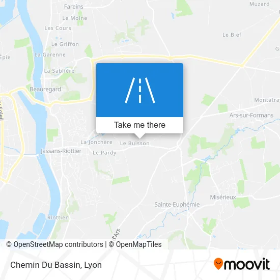 Chemin Du Bassin map