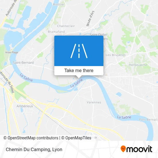 Chemin Du Camping map