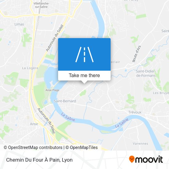 Chemin Du Four À Pain map
