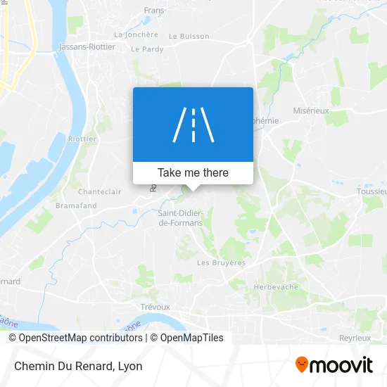 Chemin Du Renard map