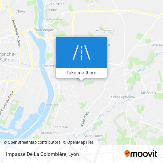Impasse De La Colombière map