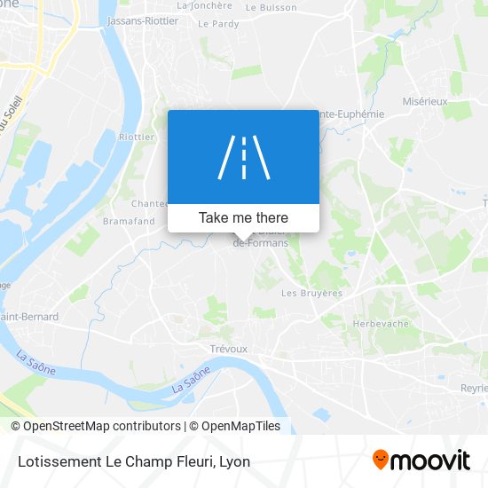 Lotissement Le Champ Fleuri map