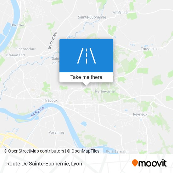 Route De Sainte-Euphémie map