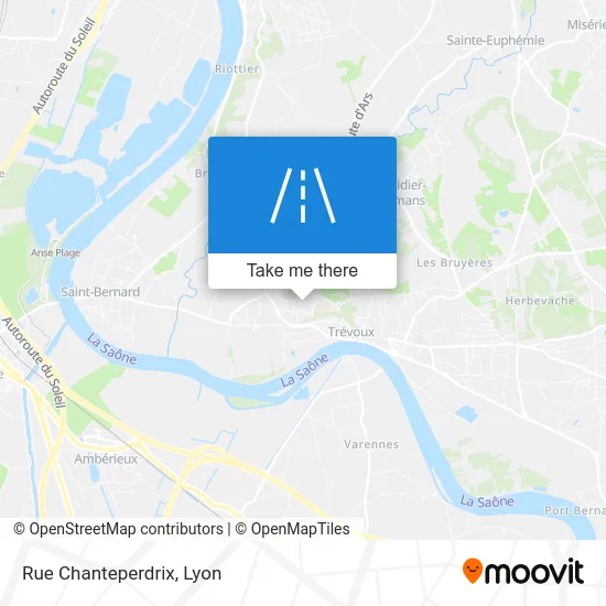 Mapa Rue Chanteperdrix