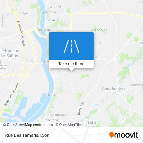 Rue Des Tamaris map