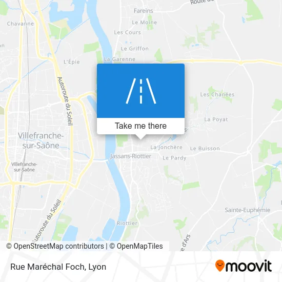 Rue Maréchal Foch map