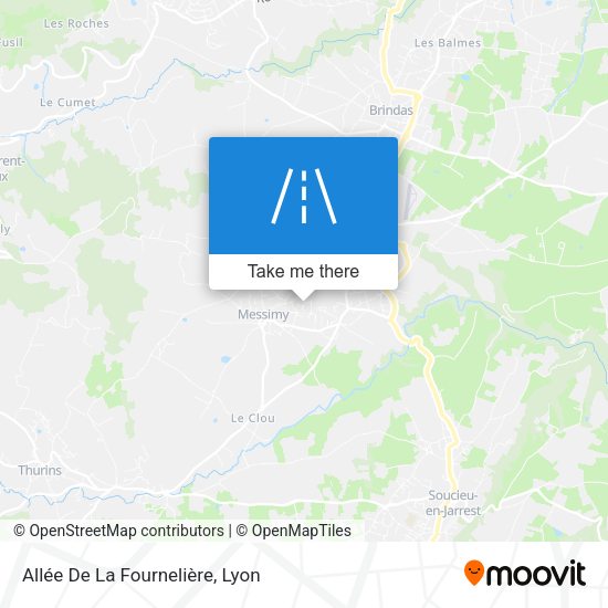 Allée De La Fournelière map