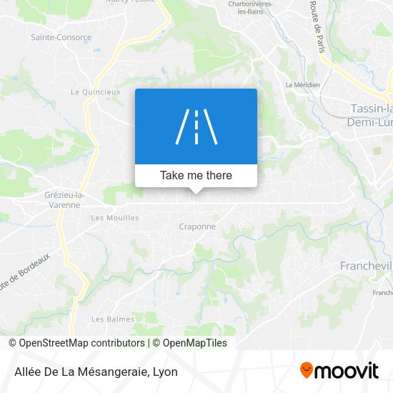 Allée De La Mésangeraie map