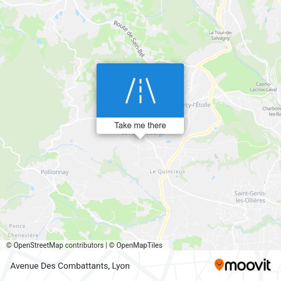 Avenue Des Combattants map
