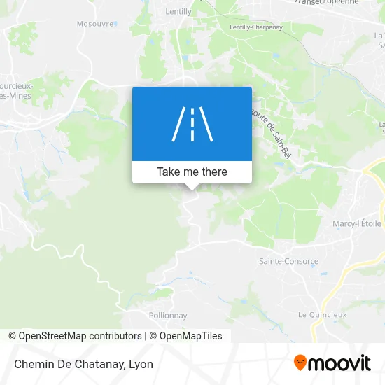 Chemin De Chatanay map