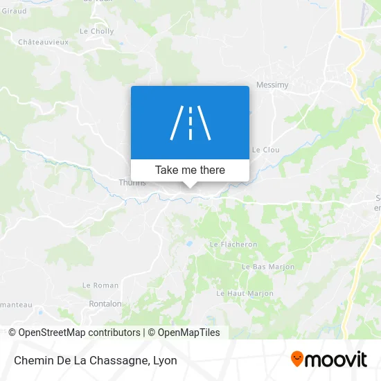 Chemin De La Chassagne map