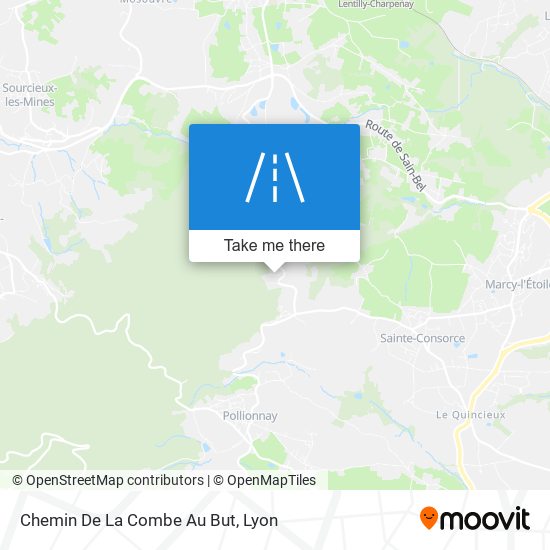 Chemin De La Combe Au But map