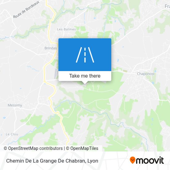 Chemin De La Grange De Chabran map