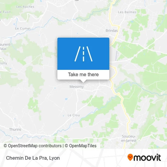 Chemin De La Pra map