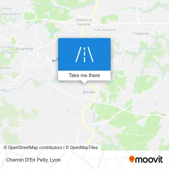 Chemin D'En Pelly map