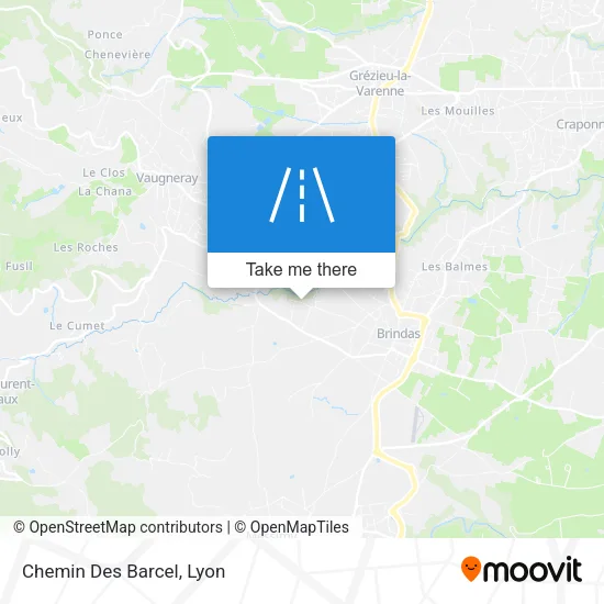 Chemin Des Barcel map