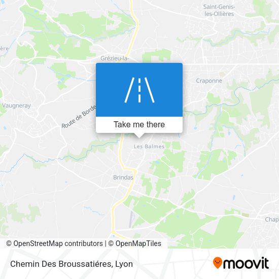 Chemin Des Broussatiéres map