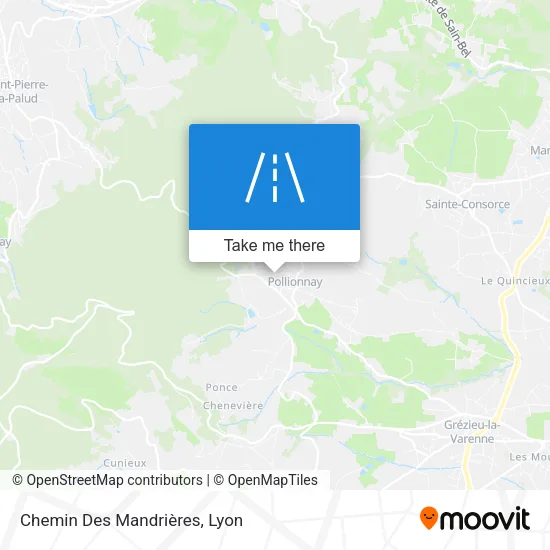 Chemin Des Mandrières map