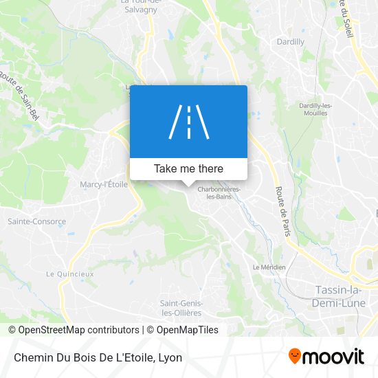 Chemin Du Bois De L'Etoile map