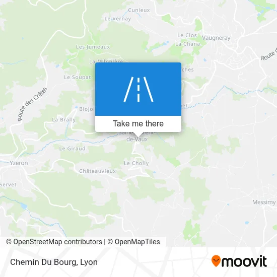 Chemin Du Bourg map
