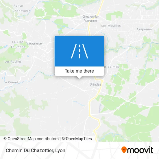 Chemin Du Chazottier map