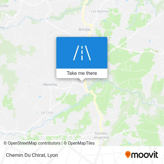 Chemin Du Chirat map