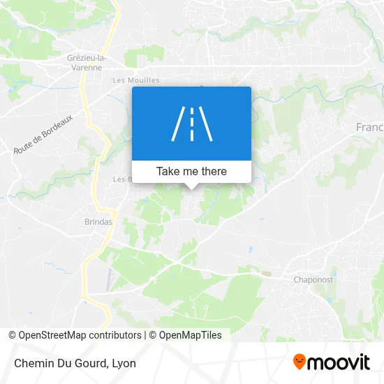 Chemin Du Gourd map