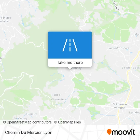 Chemin Du Mercier map