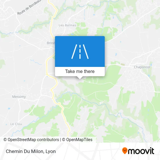 Chemin Du Milon map