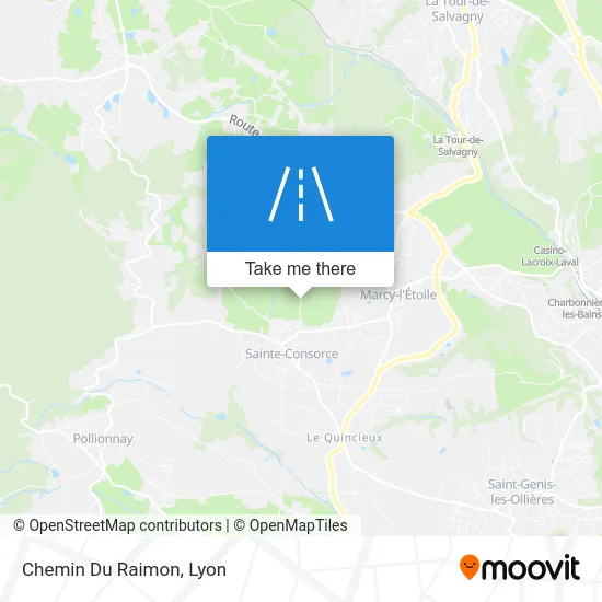 Chemin Du Raimon map