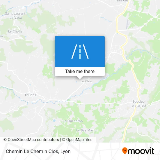 Chemin Le Chemin Clos map