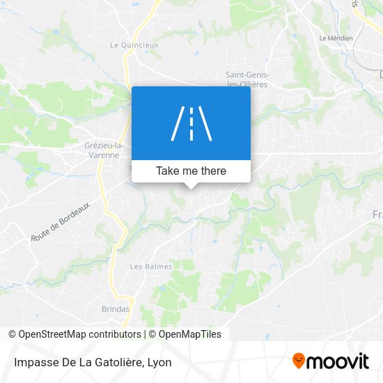 Impasse De La Gatolière map